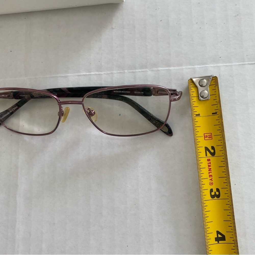 Laura Ashley Mia 2 burgundy Rose-Tinted Women's Glasses - Picture 5 of 5